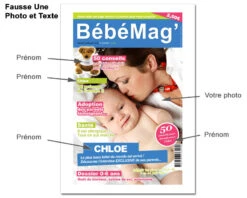 Fausse Une De Magazine - Bébé