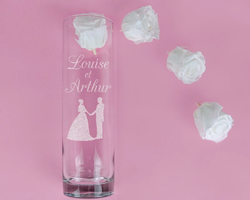 Vase Personnalisable - Mariage 2 Vase Personnalisable - Mariage – Image 2