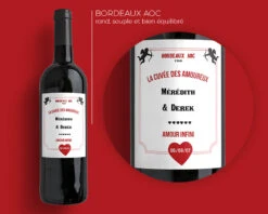 Bouteilles De Vin De Bordeaux Cupidon -Cadeaux 0c14c37af57edc120cd864bebee2f875d5b495a5a6718e7529aa435e90705243