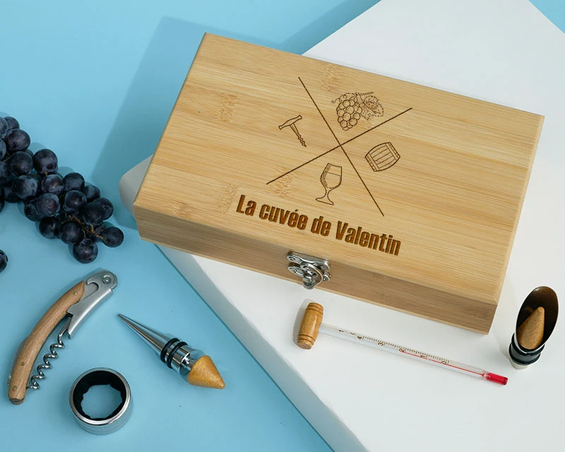 Coffret Sommelier Accessoires Vin La Cuvée 5 Coffret Sommelier Accessoires Vin La Cuvée – Image 5