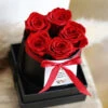 Boîte De Roses éternelles Personnalisée