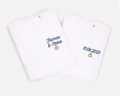 T-shirt Brodé Mariage Pour Homme