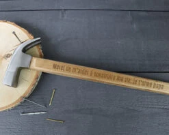 Marteau Gravé Personnalisé - Message -Cadeaux 0e858fb9e51cbd6e3b9c97d67be9be161049d05f8e4c137fa9088820f1754105