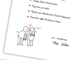 Contrat D'Amour Personnalisé -Cadeaux 10ff66c18caf77f5d6e58928c5908695f25ebee625989db92ce2fa987e212253