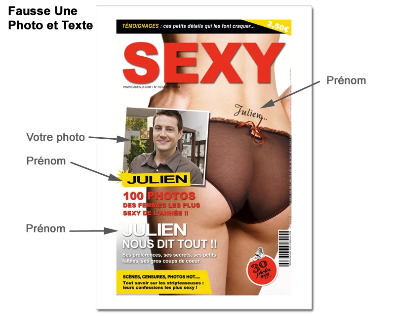 Fausse Une De Magazine - Sexy Femme 1 Fausse Une De Magazine - Sexy Femme