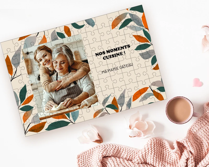 Puzzle Personnalisé Photo Et Texte - 96 Pièces 3 Puzzle Personnalisé Photo Et Texte - 96 Pièces – Image 3
