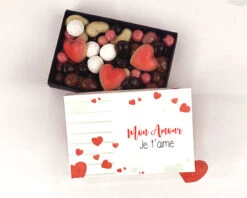 Boîte De Chocolats Personnalisable - Amour