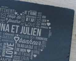 Plateau Ardoise Mots D'Amour -Cadeaux 14dd94972b6885be7049d8249bb85abee6aab222a5c7675b62267f7e1bcb22188