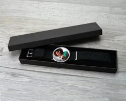 Montre Noire Personnalisable - Cadran Photo -Cadeaux 174d8caf0dfa2c439048e8bee28f69a419b4460578dd220f97dec30cd7c531414