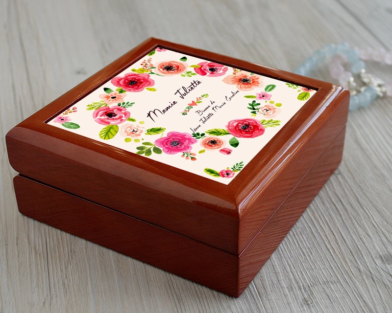 Boîte à Bijoux Jardin Fleuri 2 Boîte à Bijoux Jardin Fleuri – Image 2