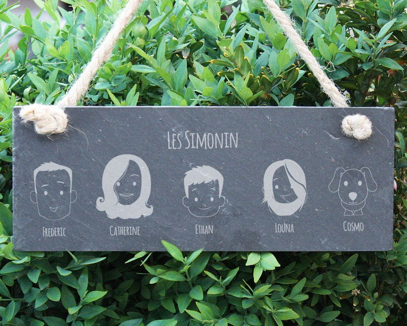 Ardoise Personnalisable - Collection Family Circus 1 Ardoise Personnalisable - Collection Family Circus