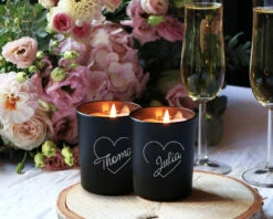 Duo De Bougies Personnalisables Et Parfumées - Coeur 5 Duo De Bougies Personnalisables Et Parfumées - Coeur -Cadeaux 226a3734d1c88939d09c9c0d1b8ebf59435516c1861646121895da638d632090