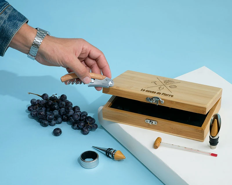 Coffret Sommelier Accessoires Vin La Cuvée 4 Coffret Sommelier Accessoires Vin La Cuvée – Image 4