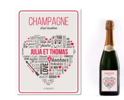 Champagne Personnalisable - Mots D'Amour -Cadeaux 23d924064f71751cf0438971e32028e5b4206fb8ab69c4cf951f51e708c427331