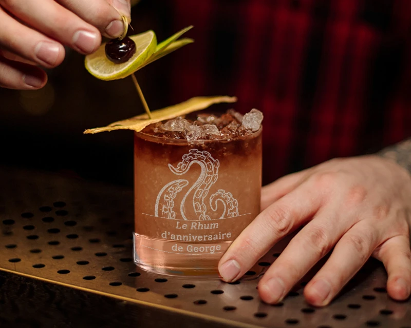 Verre à Rhum Personnalisé - Kraken 2 Verre à Rhum Personnalisé - Kraken – Image 2