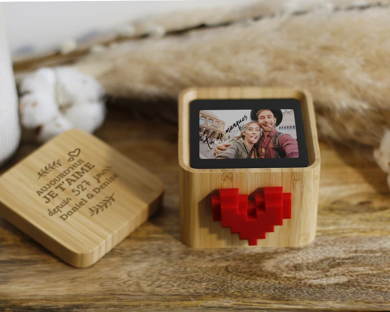 Lovebox - Boite à Messages D'amour Connectée - Aujourd'hui Je T'aime Depuis... Jours 6 Lovebox - Boite à Messages D'amour Connectée - Aujourd'hui Je T'aime Depuis... Jours – Image 6