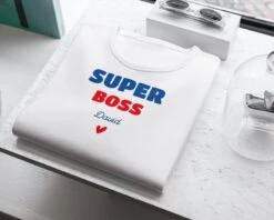 T-shirt Homme Personnalisé - Super Boss 6 T-shirt Homme Personnalisé - Super Boss -Cadeaux 266b1b942e356aae621dcf6206133d06ee5a00d86d725013f1d72db4d6ed39031