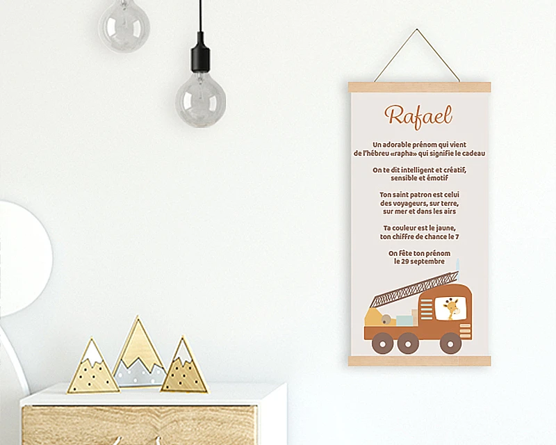 Affiche Personnalisée Au Prénom De L'enfant 1 Affiche Personnalisée Au Prénom De L'enfant