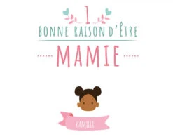 Tablier Personnalisé - Les Bonnes Raisons D'être Mamie
