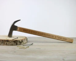 Marteau Gravé Personnalisé - Message