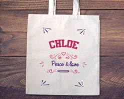 Tote Bag Personnalisable - Happy