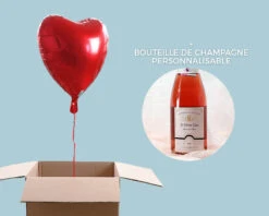 DUO Ballon Cœur Hélium Et Champagne Rosé Personnalisable 8 DUO Ballon Cœur Hélium Et Champagne Rosé Personnalisable -Cadeaux 2979322acb8084575cd66ff32b61fb49f082f96c47a905c6435cedc0fa6621794
