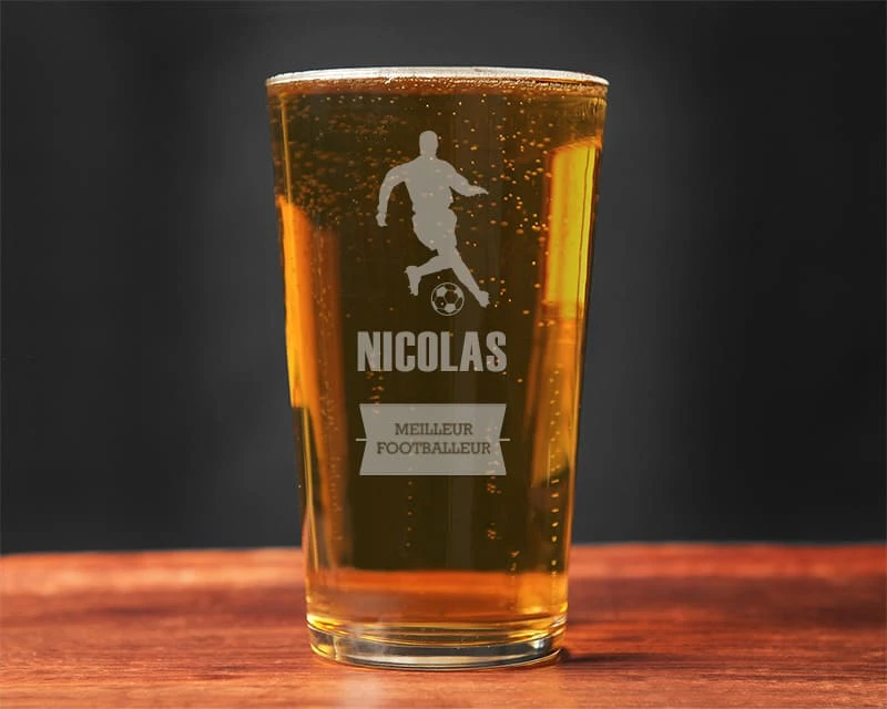 Verre à Bière Personnalisé - Foot 2 Verre à Bière Personnalisé - Foot – Image 2