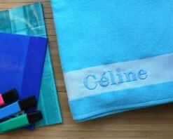 Grande Serviette De Bain Brodée