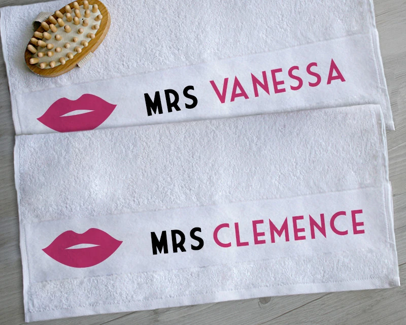 Duo De Serviettes Mrs & Mrs 2 Duo De Serviettes Mrs & Mrs – Image 2