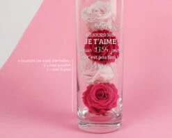 Vase Personnalisable - Aujourd'hui Je T'aime Depuis X Jours 7 Vase Personnalisable - Aujourd'hui Je T'aime Depuis X Jours -Cadeaux 30c4f9bd7c9f5de5edf303d0d7e64303845f41300bde88fbeb63d13db8f431565