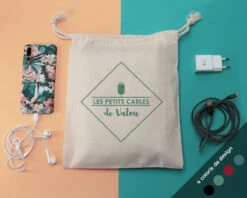 Petit Pochon Personnalisable - Rangement Câbles Et Chargeurs 8 Petit Pochon Personnalisable - Rangement Câbles Et Chargeurs -Cadeaux 31700ce7aa6e831233708f34e7bc0afa30698a96a2d35cf0388fc46cbab72476