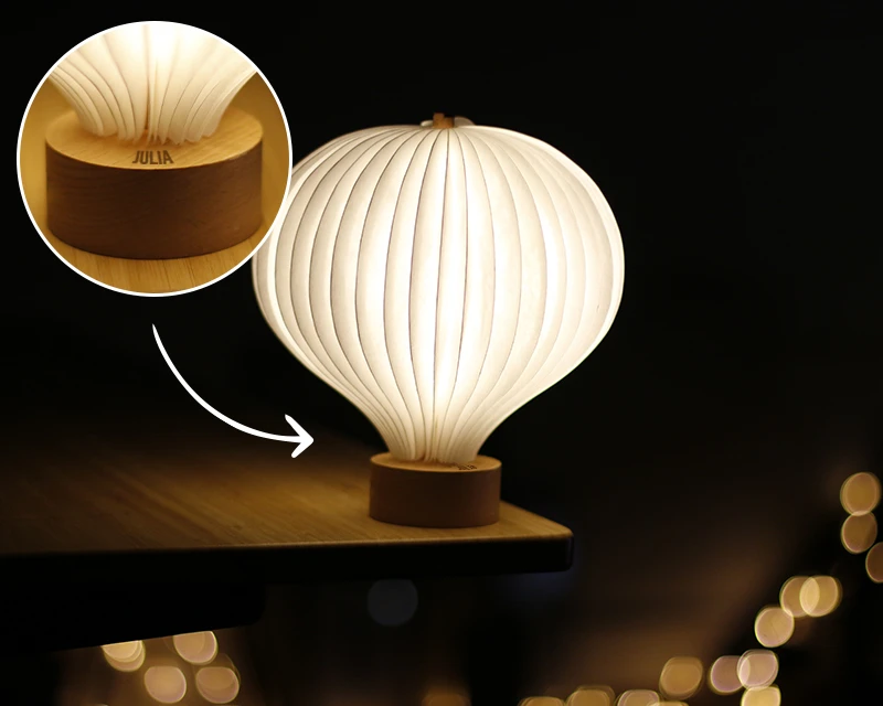 Lampe Pliante Forme Ballon - Message 3 Lampe Pliante Forme Ballon - Message – Image 3