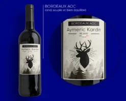 Bouteilles De Vin De Bordeaux - Cerf -Cadeaux 3452df0fa6386778b984140bfddb96b06b580ee4c99a7960d55dd24eec4721523