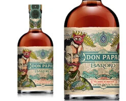 Bouteille De Rhum Don Papa + Verre Gravé Personnalisable