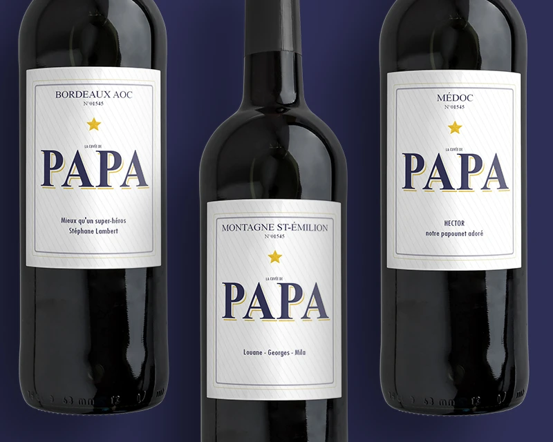 Bouteilles De Vins La Cuvée De Papa 4 Bouteilles De Vins La Cuvée De Papa – Image 4
