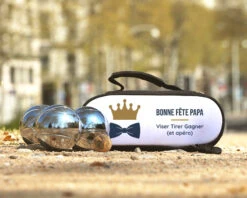 Sacoche De Pétanque Personnalisable Avec Option Triplette De Boules De Pétanque - Papa Royal