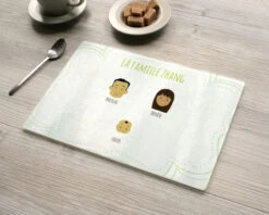 Planche à Découper En Verre Family Circus