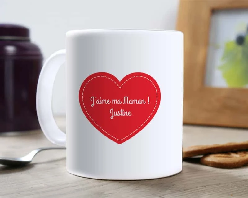 Mug Personnalisé - « J'aime Ma Maman » 1 Mug Personnalisé - « J'aime Ma Maman »