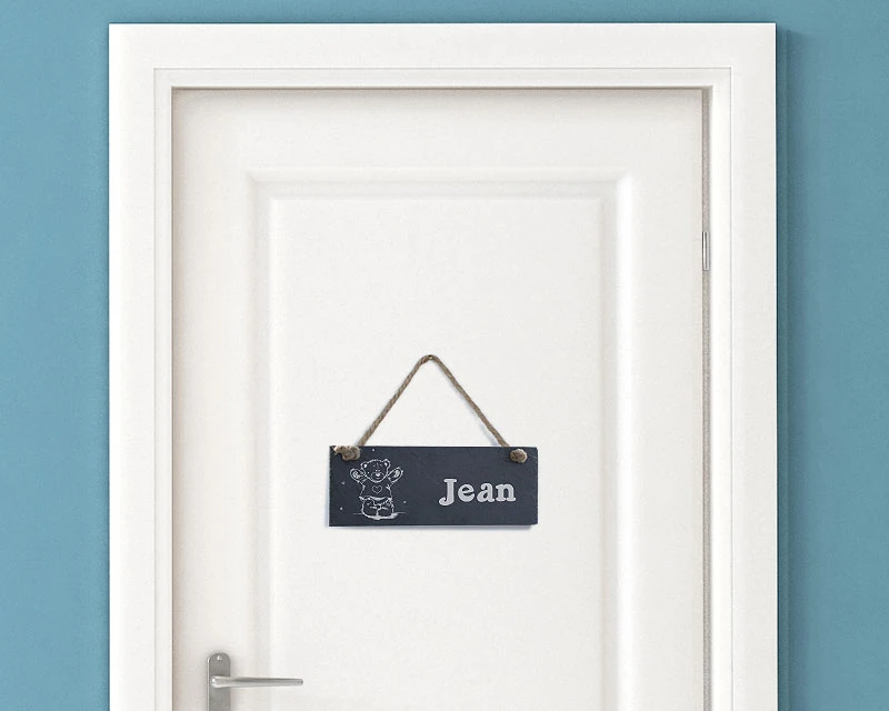 Plaque De Porte Enfant - Teddy Bear Happy 2 Plaque De Porte Enfant - Teddy Bear Happy â Image 2