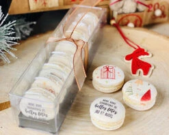 Macarons De Noël Personnalisables