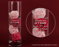 Vase Personnalisable - Aujourd'hui Je T'aime Depuis X Jours 6 Vase Personnalisable - Aujourd'hui Je T'aime Depuis X Jours -Cadeaux 429049fa87a2aa12b2c3ec26fcc91d00ccbe64f15ee88ec20b51ab57ae9a31564