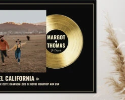 Disque D’or Personnalisé Avec Photo Dans Son Cadre En Bois 9 Disque D’or Personnalisé Avec Photo Dans Son Cadre En Bois -Cadeaux 43730195134b5c82eb59e1cb190a853b8250a175ea53b355536d342087fe37073