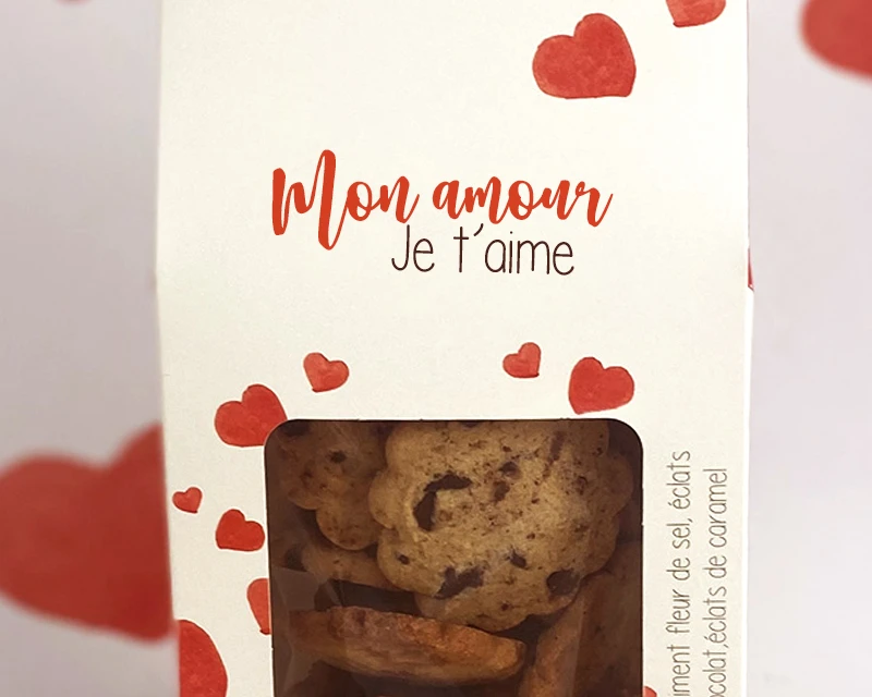 Sachet Personnalisé Biscuits - Amour 2 Sachet Personnalisé Biscuits - Amour – Image 2