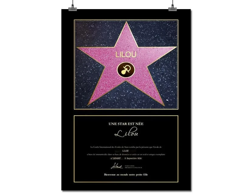 Affiche Une Star Est Née Fille 2 Affiche Une Star Est Née Fille – Image 2