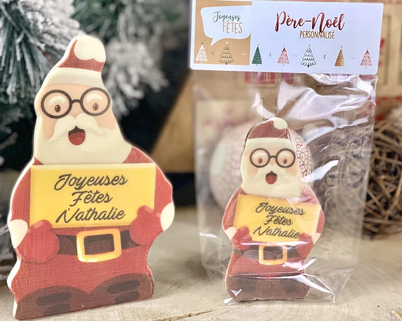 Père Noël En Chocolat Personnalisé 3 Père Noël En Chocolat Personnalisé – Image 3