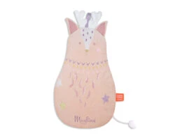 Peluche Musicale Brodée Personnalisable - Daim Corail