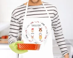 Tablier Personnalisable - Collection Family Circus Noël