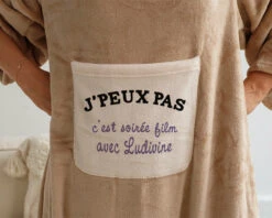 Couverture à Manches Personnalisable - J'peux Pas, J'ai...