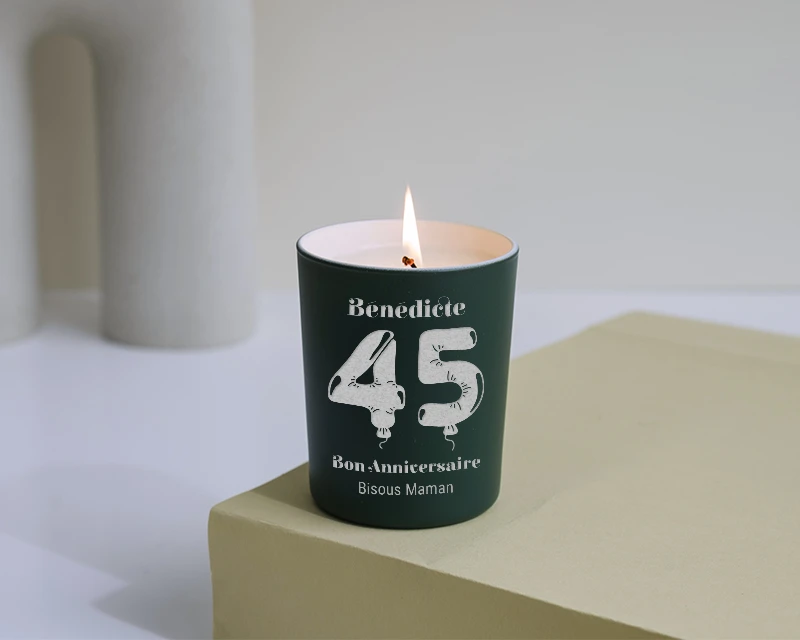 Bougie Personnalisable Parfumée - Ballons D'anniversaire 4 Bougie Personnalisable Parfumée - Ballons D'anniversaire – Image 4