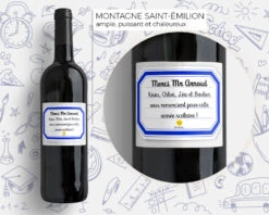 Bouteilles De Vin De Bordeaux Personnalisables - Merci Maîtresse, Maître Et ATSEM 6 Bouteilles De Vin De Bordeaux Personnalisables - Merci Maîtresse, Maître Et ATSEM -Cadeaux 4ea30c242cf5d88ff1343547f79224563d200c8a47d3194bf85abc77325231966